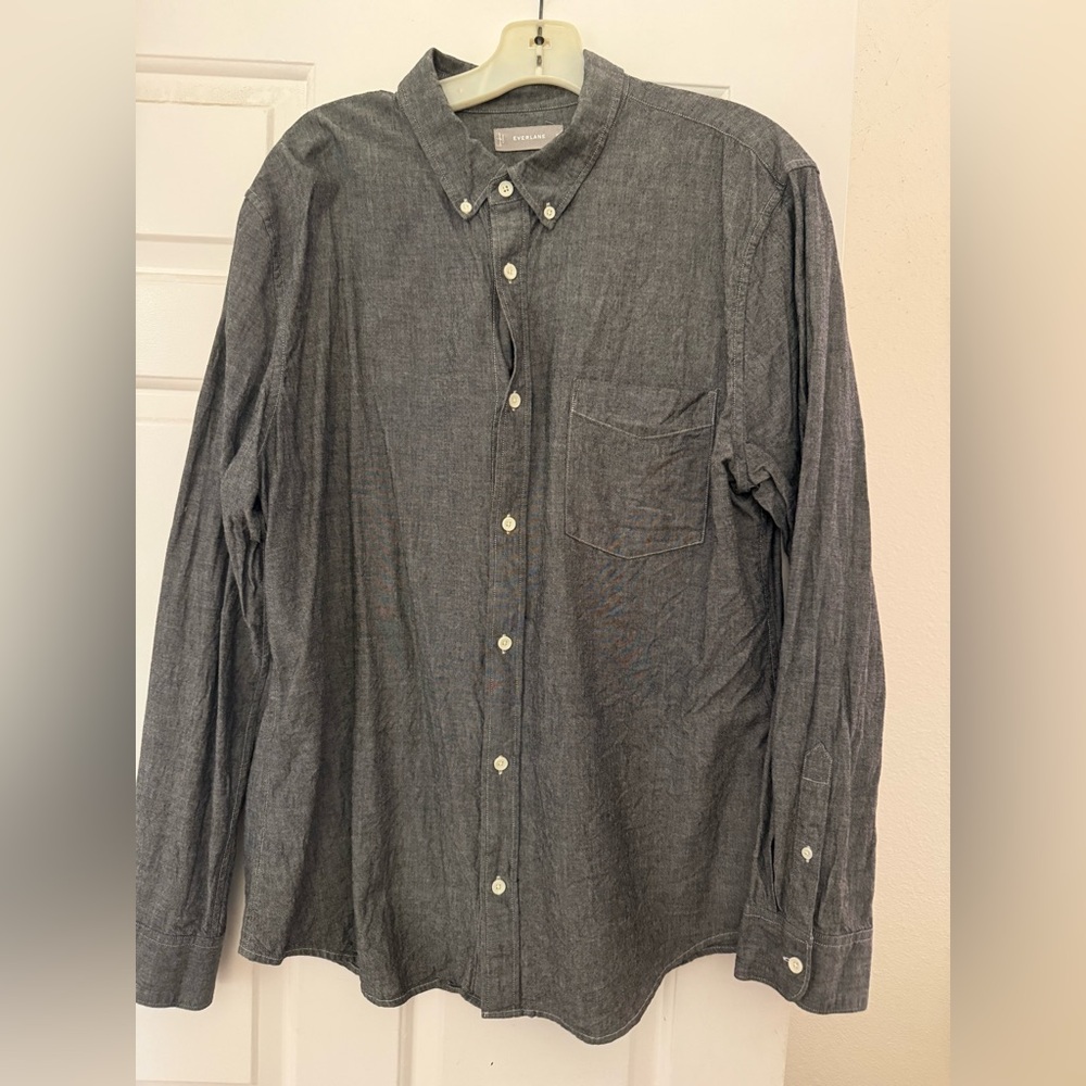 Everlane Cotton Long Sleeve Button Down Shirt
